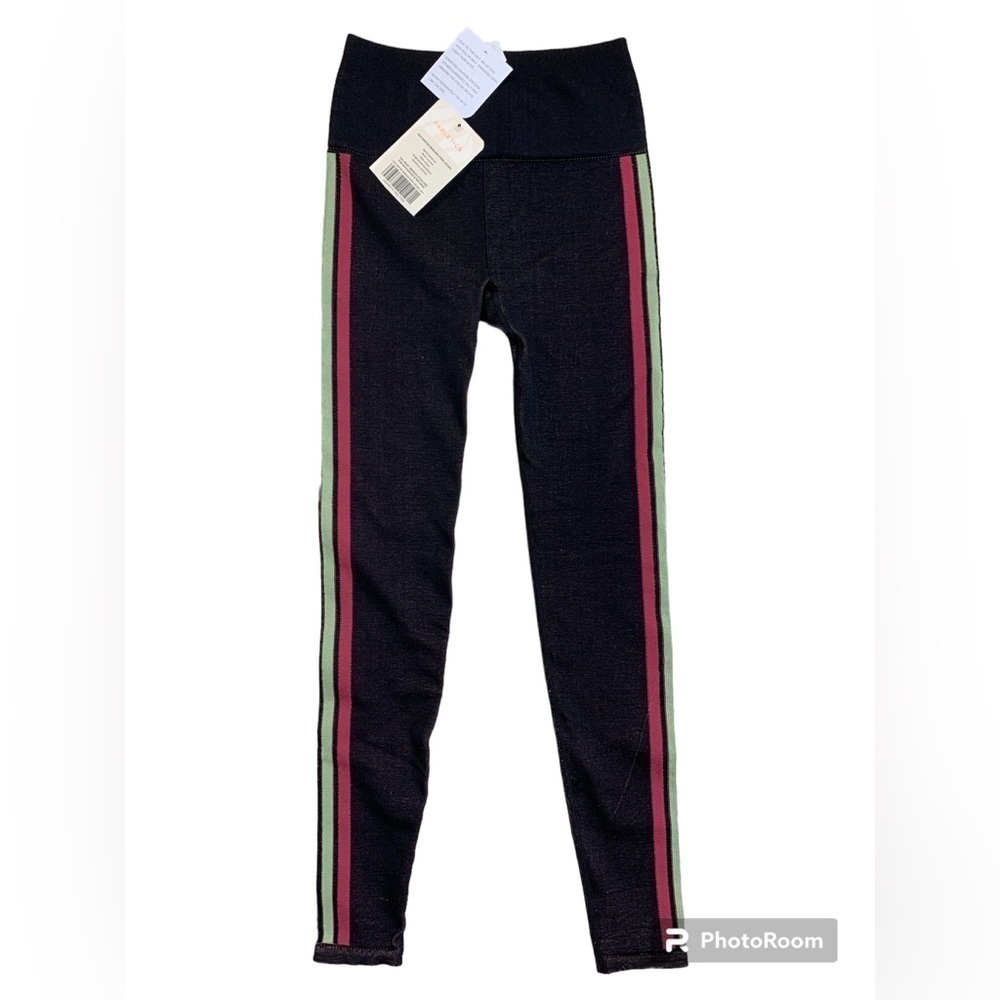 Women’s Fabletics High-Waisted Seamless Stripe Leggings Size XS NWT